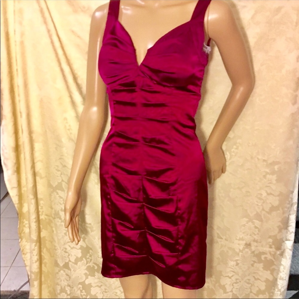 Morgan and Co Burgundy Dress